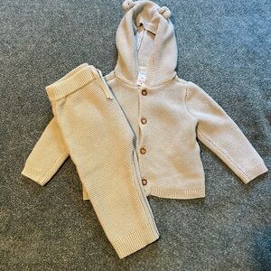 Carter's Knit Kids Set with Bear Ears